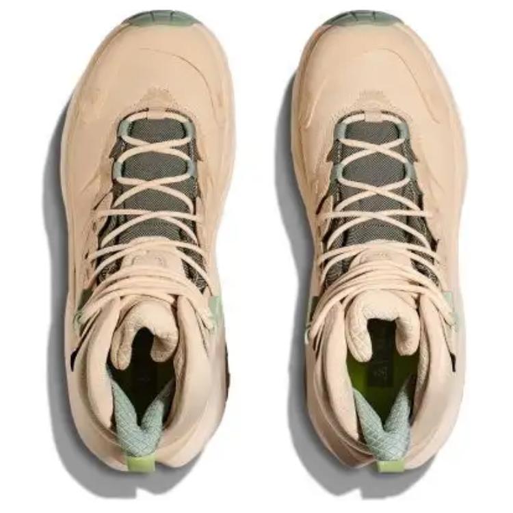 Hoka One One Kaha 2 Gtx Comfortable Non-Slip Durable Mid-Top Hiking Shoes Women Hiking Shoes Oak-White 1123156-OKLB