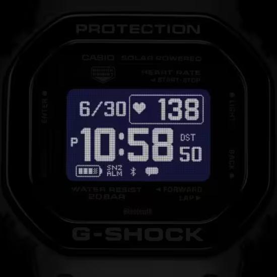 Casio G-SHOCK G-SQUAD DW-H5600MB-1JR Men's Watch | Japan Genuine | Heart Rate Monitor, Bluetooth, 200m Water Resistant, Black, Tough Solar