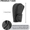 Car Shift Handle Transmission Knob Cover Accessories, Eco-Leather Car Shift Cover, Center Console Magic Tape Gear Lever Protector Universal for Most
