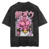 Anime Dragon Ball Cosplay Gewaschenes T-Shirt Baumwolle Kurzarm Locker Groß Lässig Sport Fitness T-Shirt Herren Harajuku Kleidung
