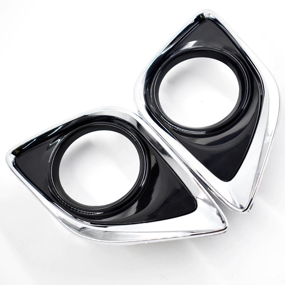 LH & RH Fog Light Lamp Bumper Cover Insert Replacement For Toyota Venza 2013-16