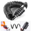 4-Digit Password Anti-Theft Bicycle Lock Steel Wire Chain for Bike Motorcycle Helmet Secure Rope Lock