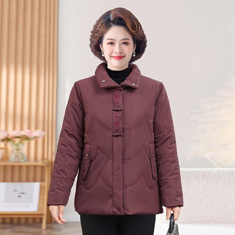 

Зимняя пуховая куртка, короткая стеганая куртка, новая бархатная утолщенная тепловая куртка со стойкой, стеганая куртка 5XL [Recommended 150-80 kg]