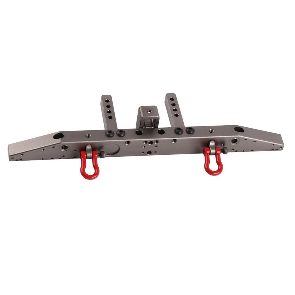 Anti Collision Aluminium Rear Bumper for Traxxax Trx 4 RC Crawler Cars (Titanium Gray)
