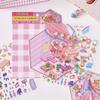Layered Miniature Sticker Set - 3pcs Cute Dimensional Decals for DIY Scenes & Crafts