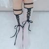 Bent-tie knee socks 2 colors