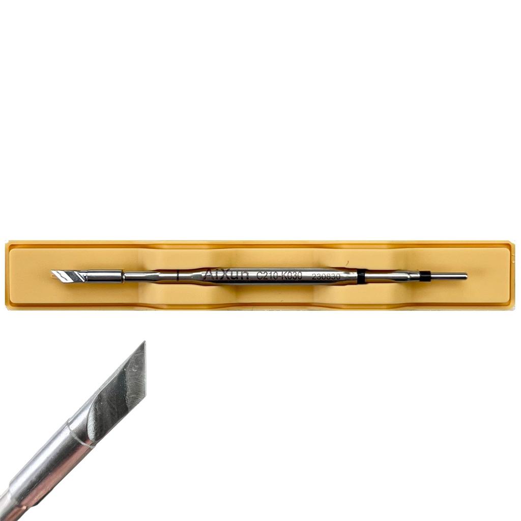 Precyzyjny Grot Lutowniczy Aixun C210-K030 Noż, Typ K 0,3Mm, 80,12Mm Długości