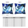 Shadow Milk Cookie Run Kingdom Square Pillow Covers Seat Cute Cartoon Anime Cushion Case Home Decoration Pillow Cover 45*45