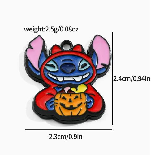 10 Pcs Halloween Charms Enamel Charms Pendants for Jewelry Making Necklaces Earrings Braceltes DIY Crafts Gifts
