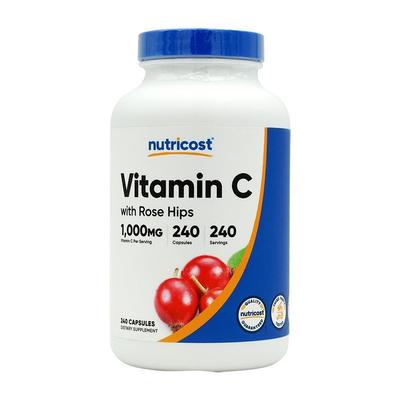 Vitamina C 1000 mg com Rosa Mosqueta, 240 Cápsulas