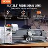Metal Lathe Machine, 8.3'' x 29.5'', Precision benchtop power metal lathe, 0-2500 RPM Continuously Variable Speed, 750W Brushless Motor Metal Gears,