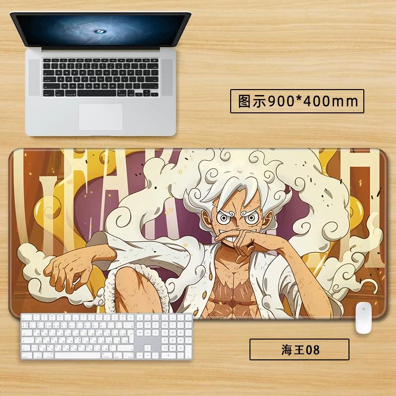 Anime Merchandise ONE PIECE Office Mouse Pad Oversized Boys Nautical King Animation Game Roronoa Zoro Computer Keyboard Cute Large Desktop Table Mat