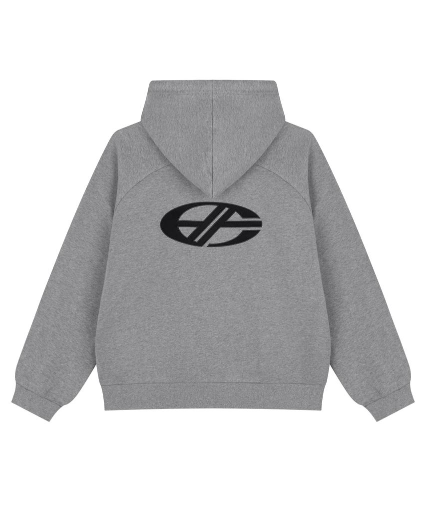 Hyunfit Unity Hoodie Zip-Up-[Gray]