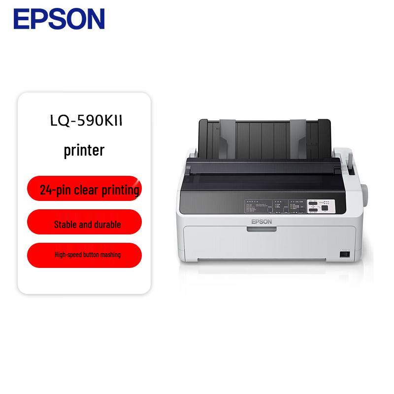

Epson LQ-590KII High-Speed 24-Pin Dot Matrix Printer CN plug (adapter included)