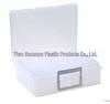 Transparent 4x6 Inch Photo Organizer Box - Multipurpose Plastic Storage for Photos and Cards