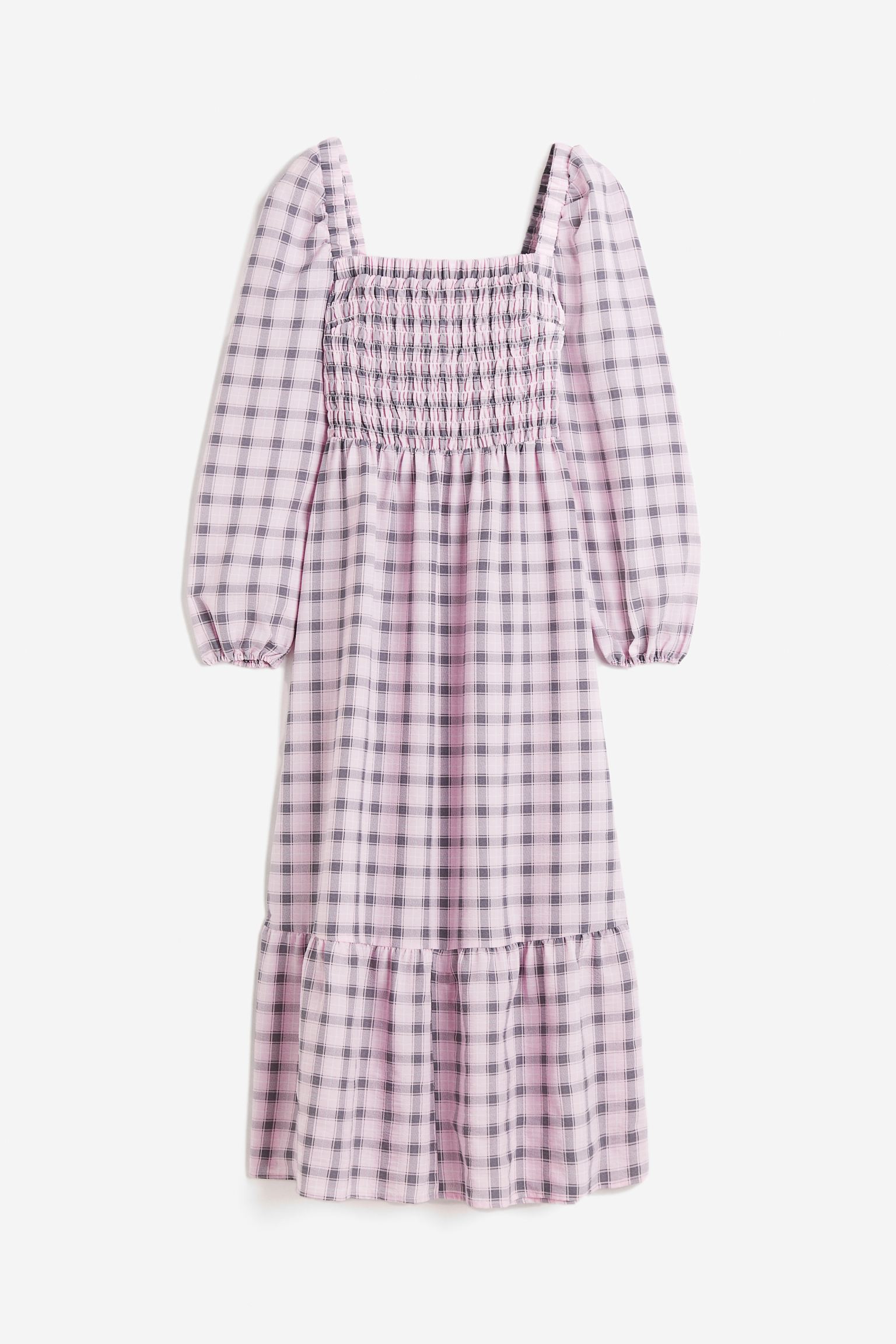 

Crepe smocked dress