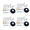 LandTank Zephyr 400 Repair Kit, Carburetor Repair, Jet Diaphragm, Diaphragm, Vacuum, Custom, Outside Product (Set of 4)