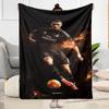 Ronaldo's Legacy Football Blanket Soft & Cozy Perfect for Sofa Chair Office for All Occasions Warmthful Decor