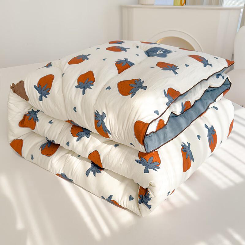 Mling Little Bear Washed Cotton All-Season Quilt