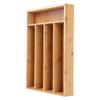 Bamboo cutlery drawer insert 35x26 cm