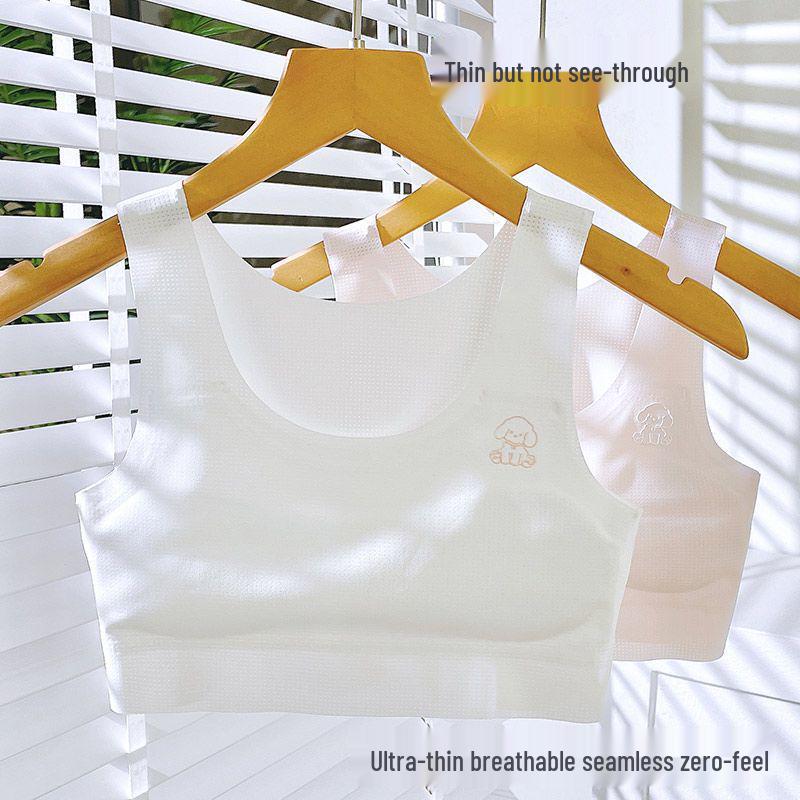 Girls' Seamless Tank Top - Comfortable & Breathable for Ages 7-12