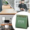 2026 Small Desk Calendar Creative Mini Simple 12 Months Calendar Coil Calendar Planner Desktop Decoration Office Stationery