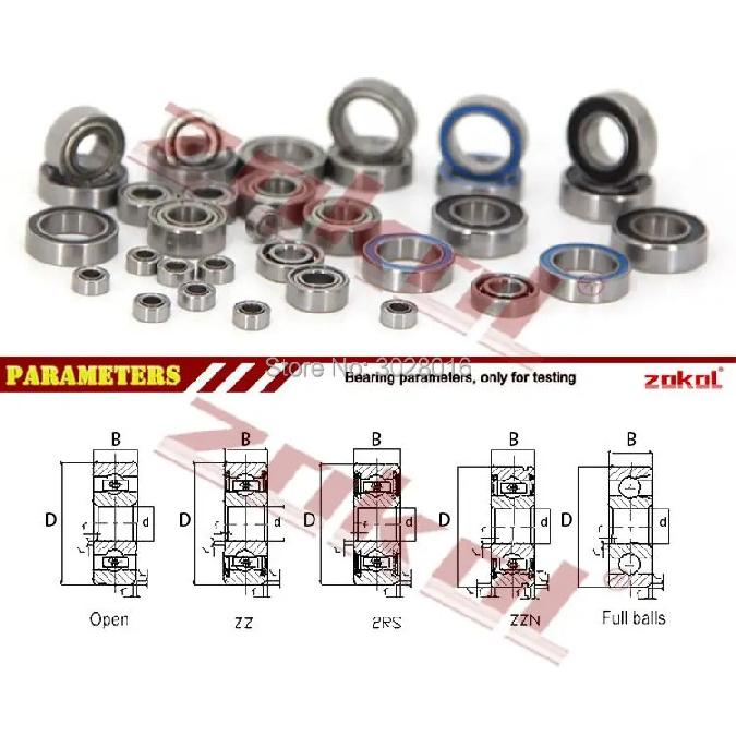 ZOKOL 10/200 SZT. Małe łożysko kulkowe głęboko rowkowe 603ZZ 604zz 605ZZ 606zz 607ZZ 608ZZ 609ZZ 604-24S 605-2RS 606RS 608-2RS 609RS