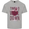 Time To Wine Down Funny Alcohol Unisexs Light Cotton TShirt