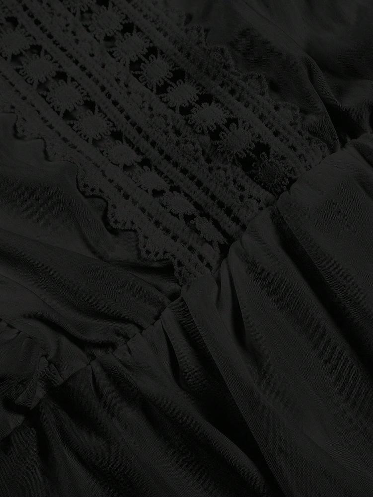 Spring/Summer 2026 Women's Elegant Puff Sleeve Ruffle Blouse