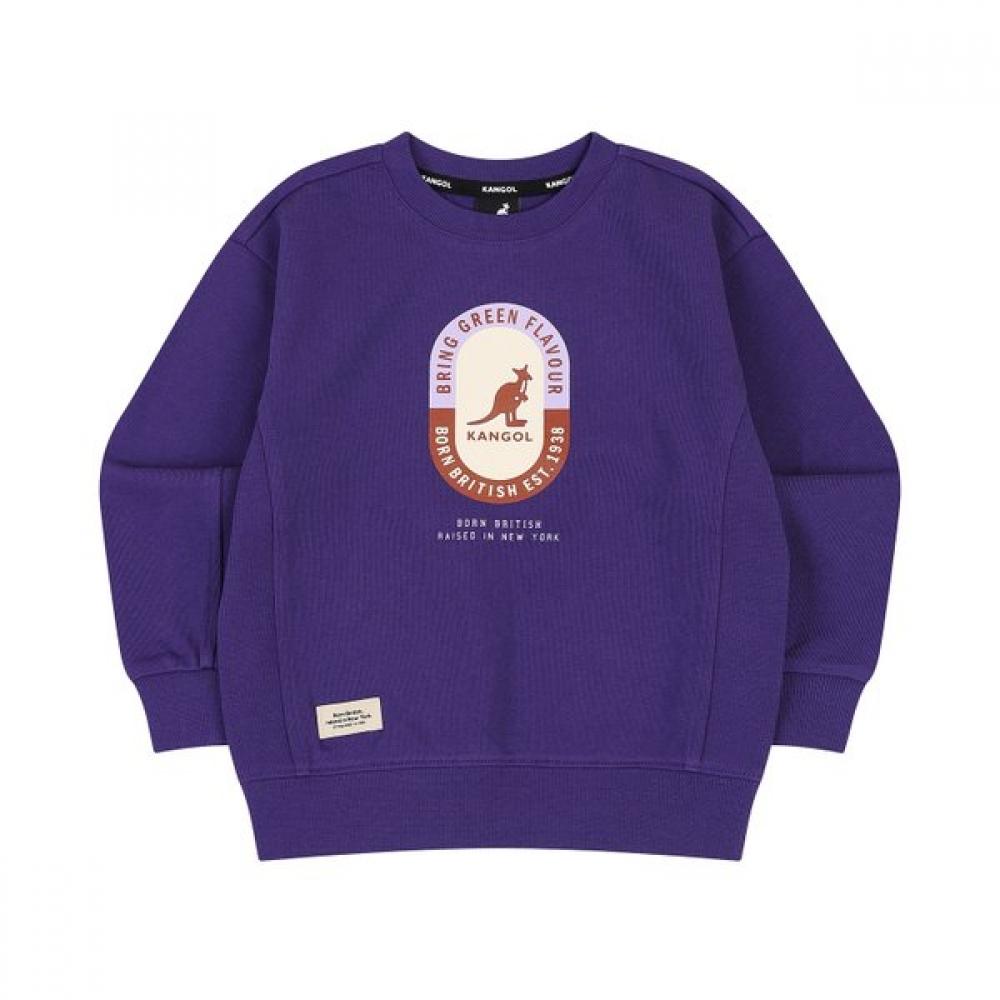 Kangol Kids New Graphic Sweatshirt Purple Rc 0104 purple/100