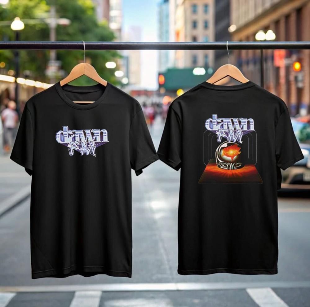 

The Weeknd Dawn Fm T-shirt, Gift For Fan RandB and Pop, Album Music Tee. L