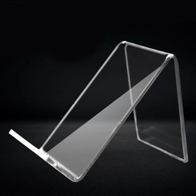 Průhledný držák na mobilní telefon Akrylový stojánek na displej Čirý stojan na displej pro displej mobilního telefonu pro Huawei Xiaomi Iphone
