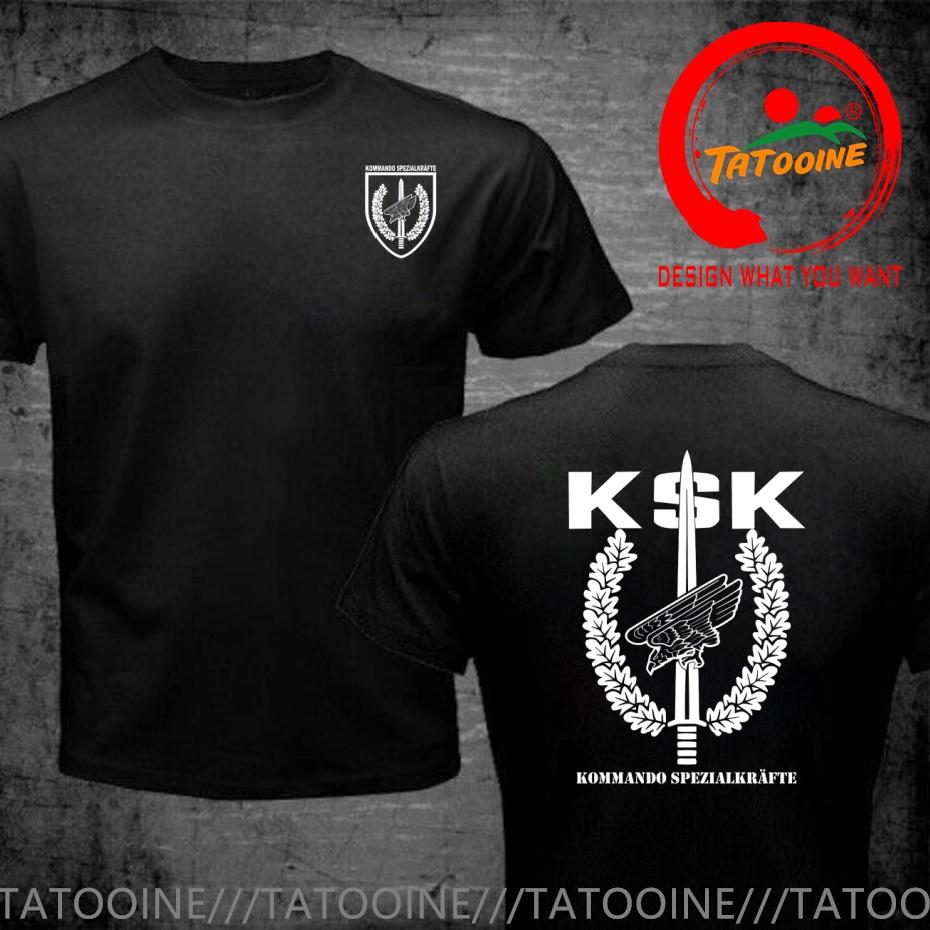 Vtipný design Ksk Gerunisex Armádní speciální síly Komunisexdo Spezialkrafte Tričko Unisex Móda Trendy Ležérní oblečení Stylové topy Tričko