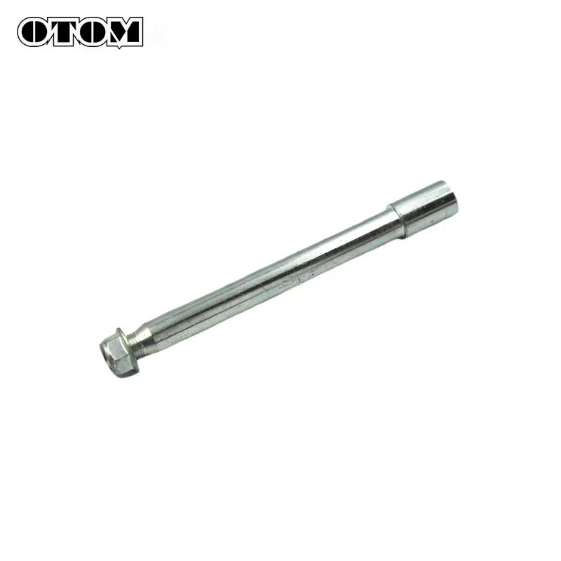 OTOM Motorrad Zubehör Vorderachse Hinterachse Radnabe Achse Mit Mutter Satz Für HONDA CRF250R CRF250X CRF450R CRF450X 2002-2019
