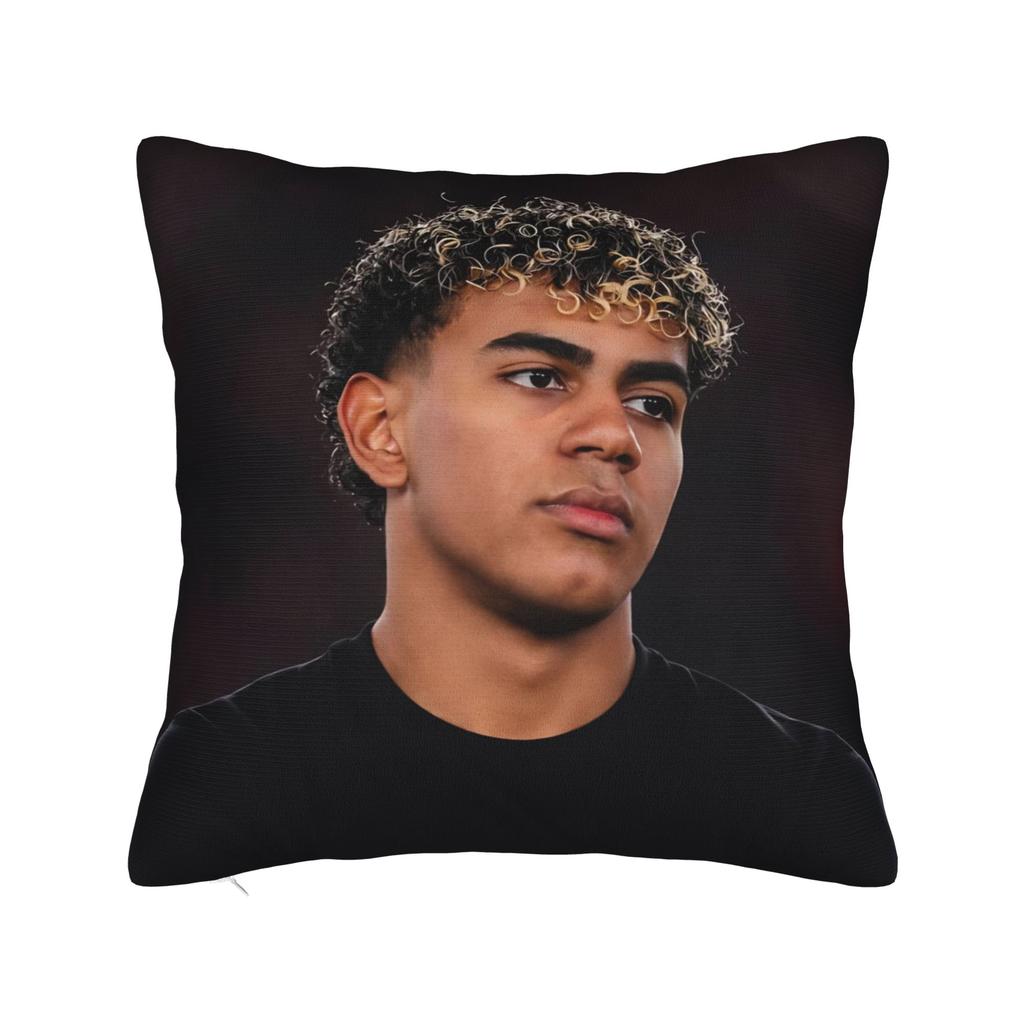 Lamine Y-Yamal Football Soccer Pillowcase Printing Cushion Cover Decorations Throw Pillow Case Cover Home Square