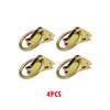 4PCS Steel E-Track O Ring Tie-Down Anchors Compatible with Cargo Loads In Flatbeds Trailers Van Trucks Pickups Tie Down