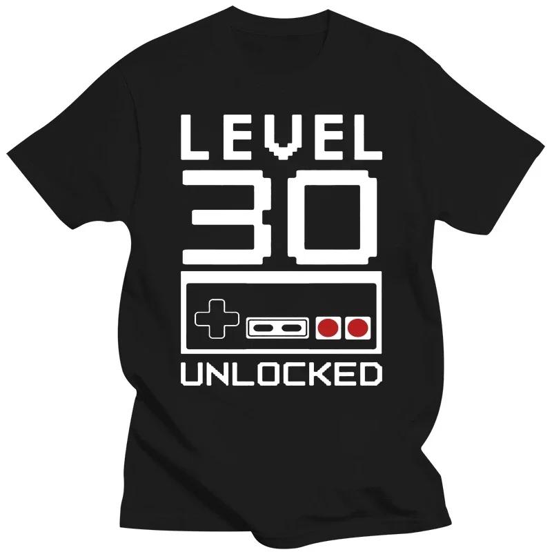 

Level 30 Years Old 1993 30th Birthday Gift T Shirts Graphic Cotton Streetwear Short Sleeve O-Neck Harajuku T-shirt#Color(1) XXXXXL чёрный