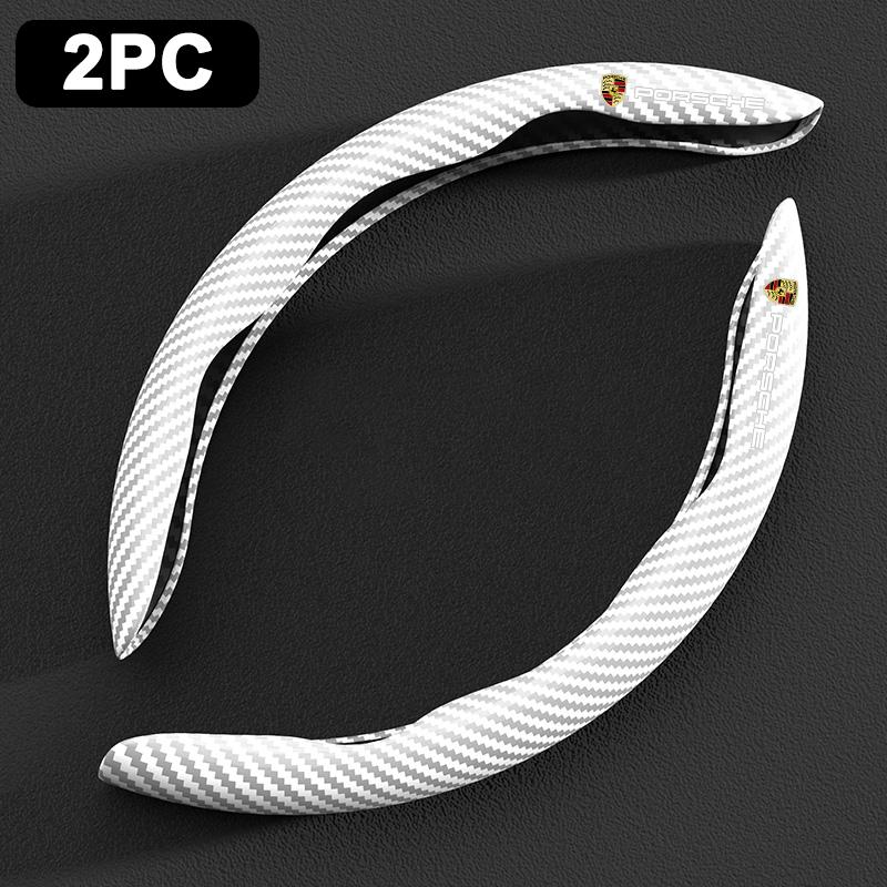

2PCS New Car Steering Wheel Cover Anti-slip Protector Shell For Porsche Panamera Cayenne Taycan 911 718 Macan Carrera-GT 928 944