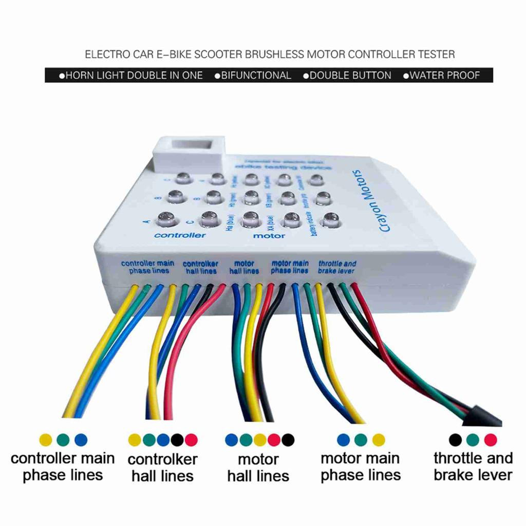 Elektrofahrzeug-Controller-Tester Autoreparatur Batterietester Multifunktionaler Elektrofahrzeug-Drehbremshebel