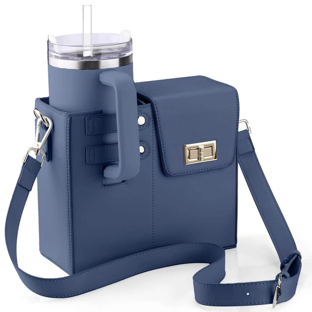 Portable Outdoor Single-shoulder Water Cup Bag with Adjustable Shoulder Strap Versatile Crossbody Bag Travel Hiking Sports Bag