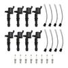 8X lgnition Coil +Spark Plug+Connector FD508  DG511 For Ford F150 5.4L 2004-2010