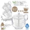 Akebono Sangyo Teapot Polyester Mesh LL Made in Japan Transparent so you can see how the tea is coming out Plastic so it break easily Drains water