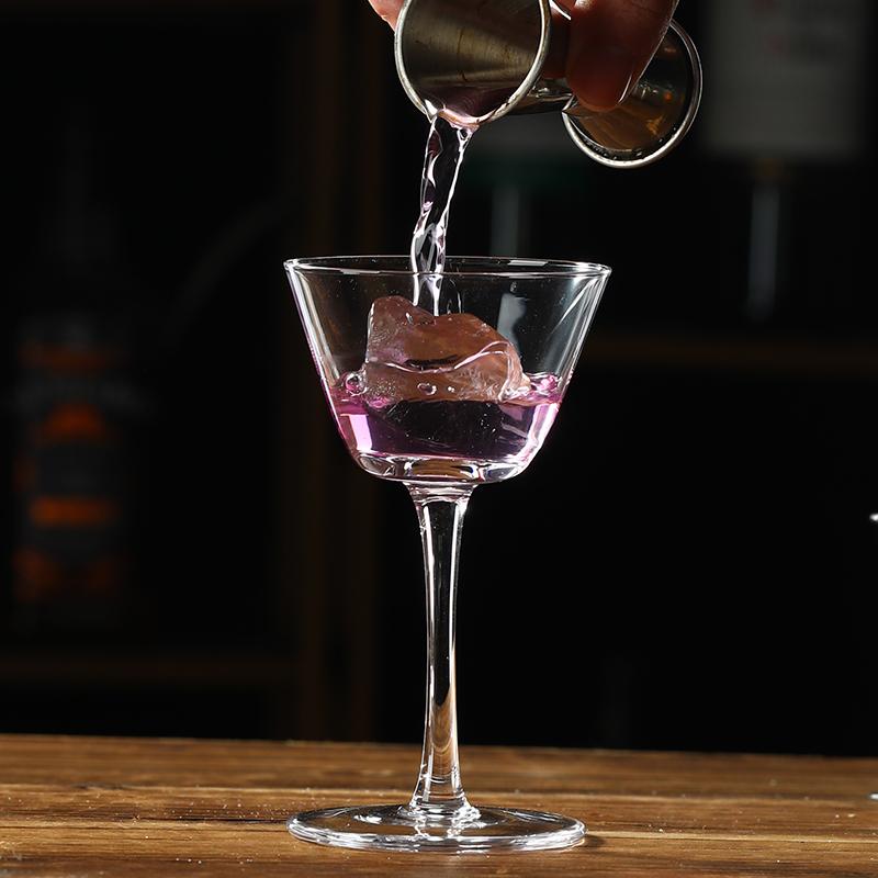 6PCS 120ml Stemmed Martini Glass - For Drinking Martinis, Manhattans, Vodka, Gin, and Cocktails Set of 6