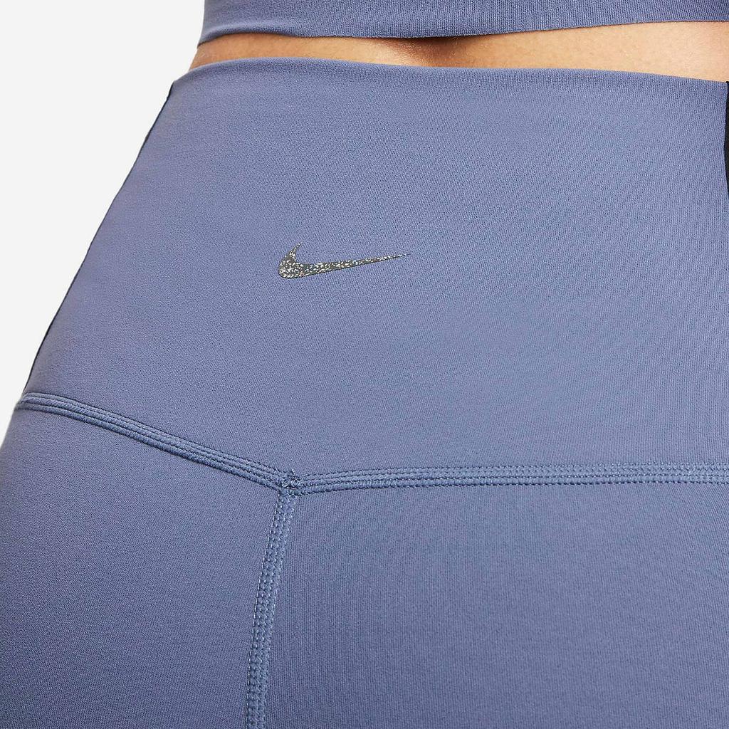 Nike Yoga Dri-FIT Luxe 7/8 Color Block High-Waisted Slim Fit Leggings Women Leggings Light-Sea-Blue DM7672-491