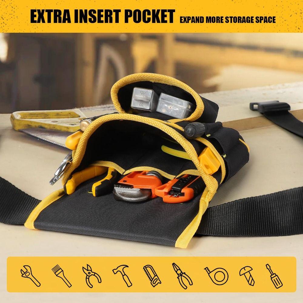 Ceinture à outils magnétique robuste Ceinture à outils détachable Pochette à outils professionnelle Mécanicien