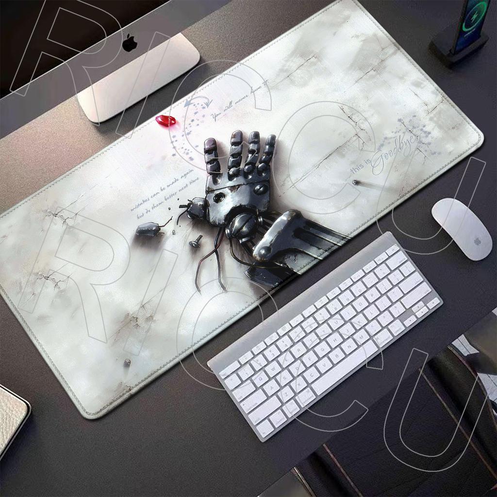 HD Printing XXL Fullmetal Alchemist Mousepad Mouse Pad Gaming Gamers Large Desk Mat Keyboard Anime Gamer Carpet PC Accessories