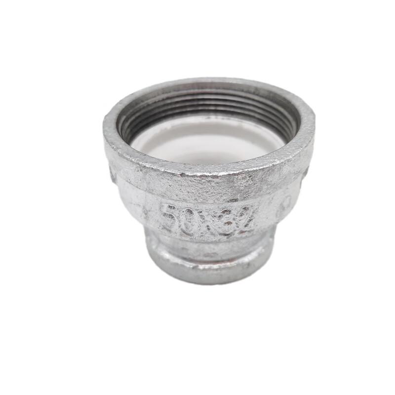 Galvanized Threaded Plastic-Lined Reducing Coupling