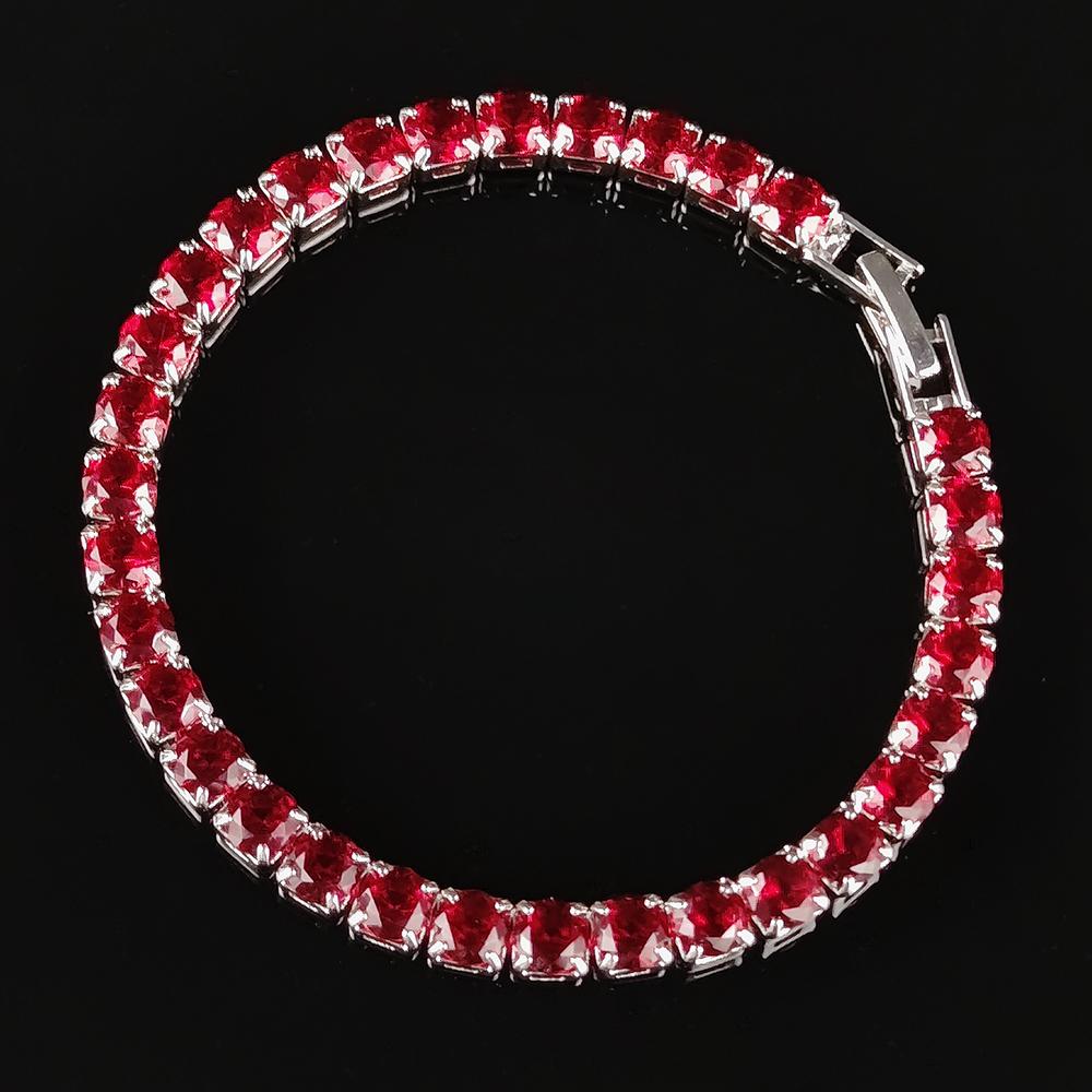 2026Neuer Eingang Luxus Rund rote Farbe am Handgelenk Armband Armreif Für Frauen Jahrestag Geschenk Schmuck Großhandel S5787