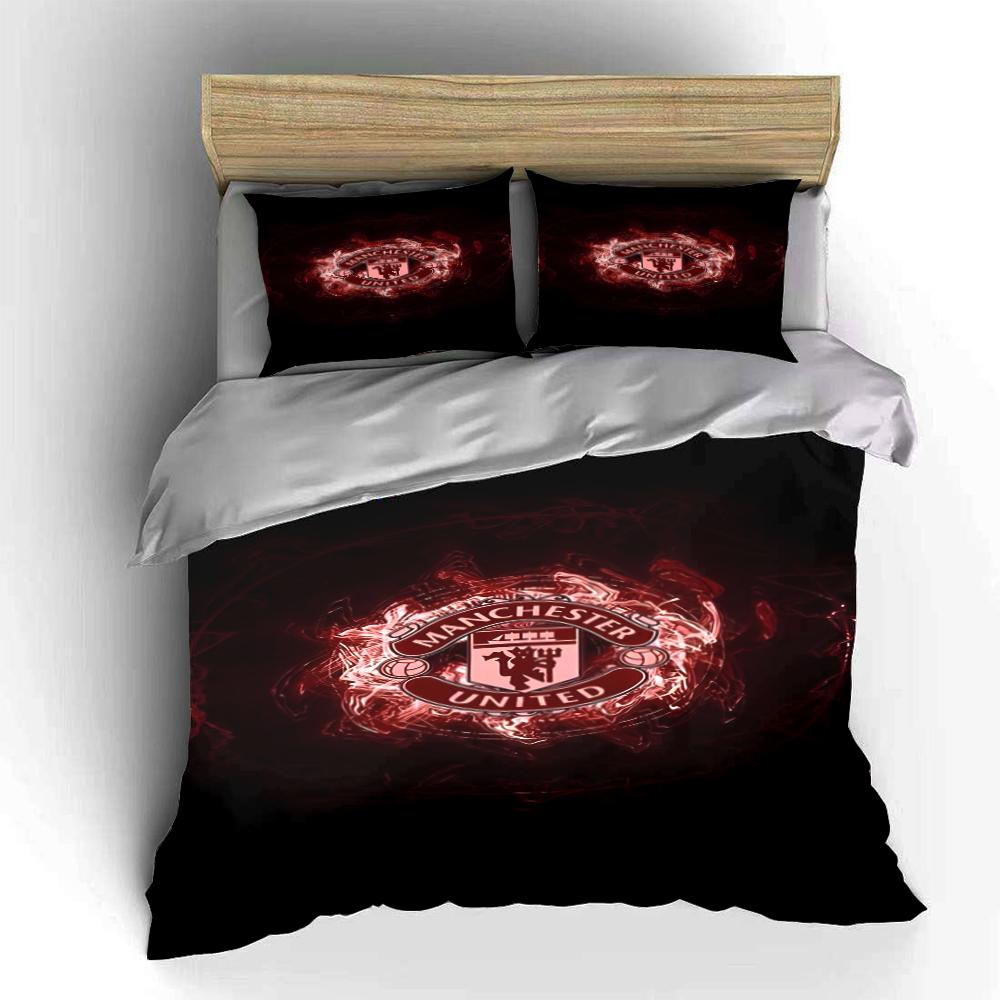 Manchester United Biancheria da letto Set biancheria da letto (1 copripiumino, 2 federe, piumino non incluso)