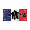 Retro Car 2D Metal Sign, Aluminum Wall Decor 15x30cm